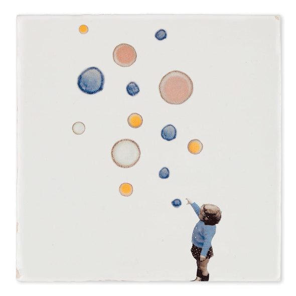 Carreau de céramique - Catching bubbles