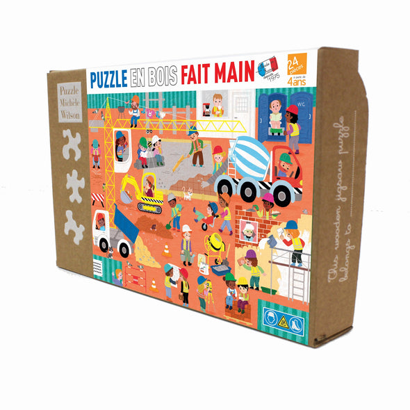 Puzzle en bois - Le Chantier