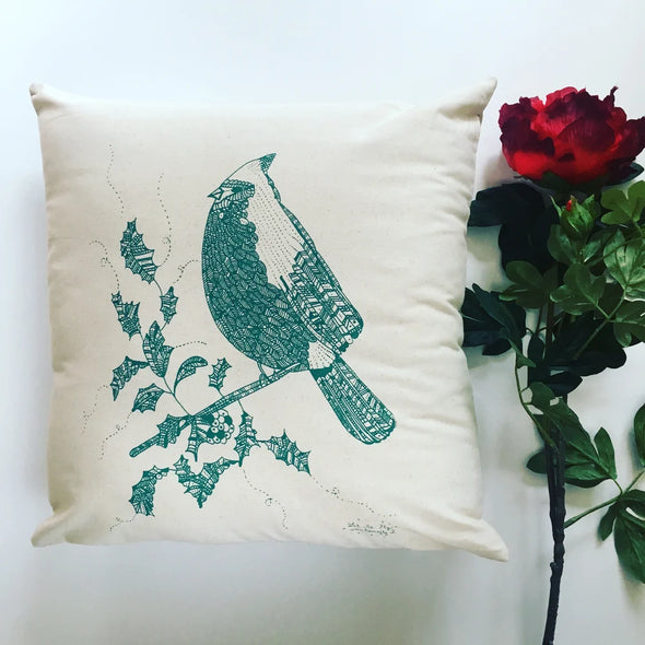 Coussin "Oiseau " 50 x 50 cm