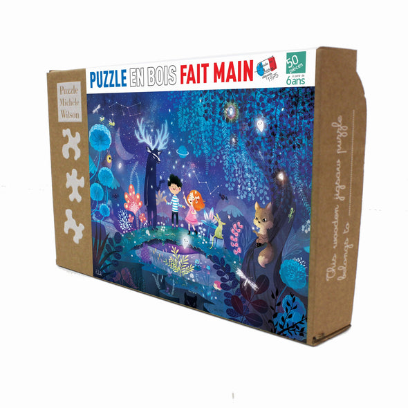 Puzzle en bois - Escapade nocturne