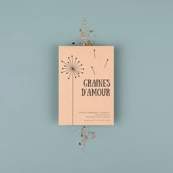 Sachet de graines - Graines d'amour