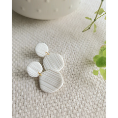 Boucles d'oreilles - Mia - Blanc