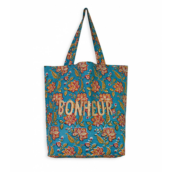 Tote bag Rang bleu - Bonheur