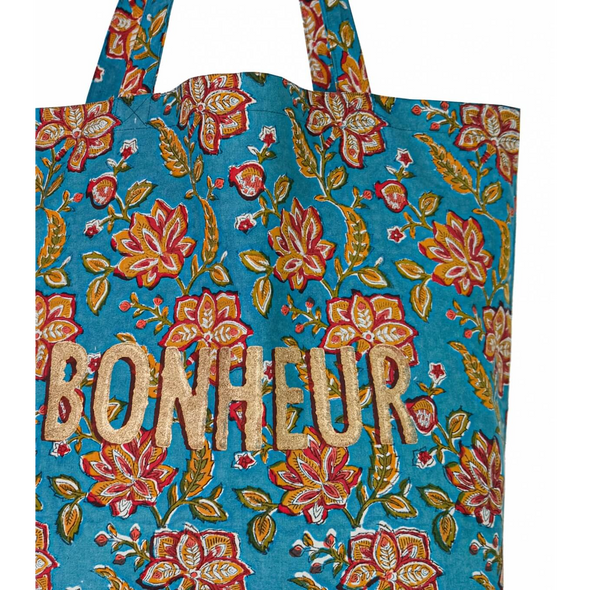 Tote bag Rang bleu - Bonheur