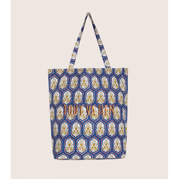 Tote bag Pranjal bleu - Tout va bien