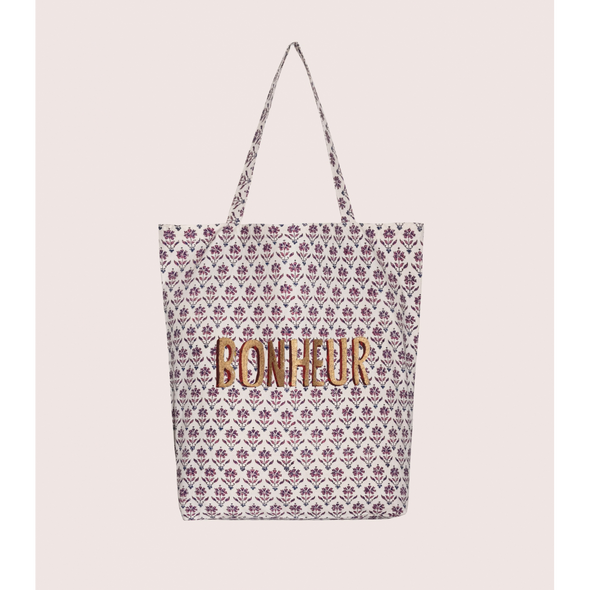 Tote bag Palla bleu - Bonheur