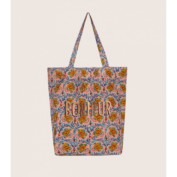 Tote bag Jaipur pêche - Bonheur