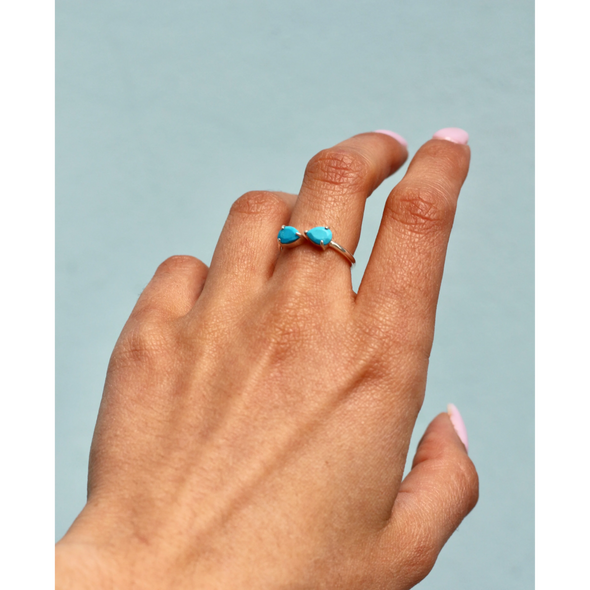 Bague Mia Turquoise Argent