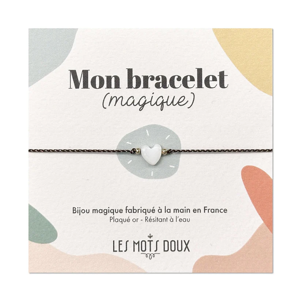 Bracelet magique coeur chocolat