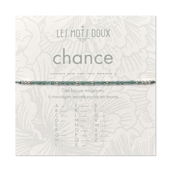 Bracelet code morse "Chance"