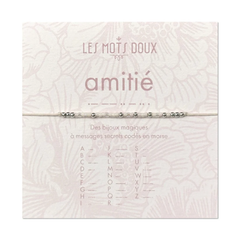 Bracelet code morse "Amitié"