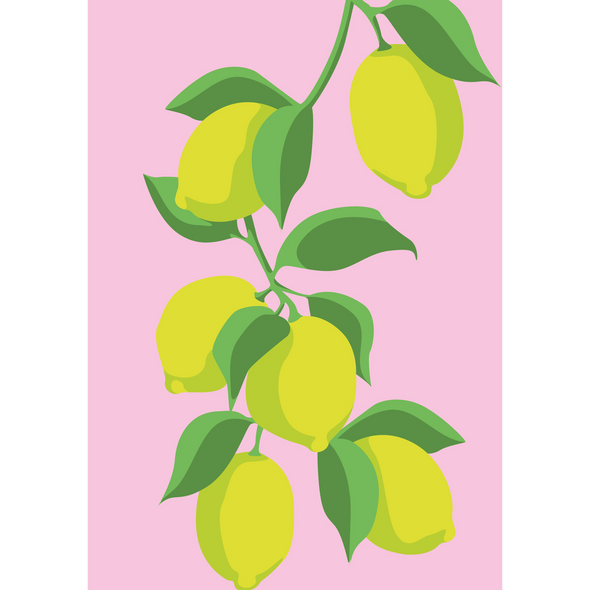 Carte postale Citrons