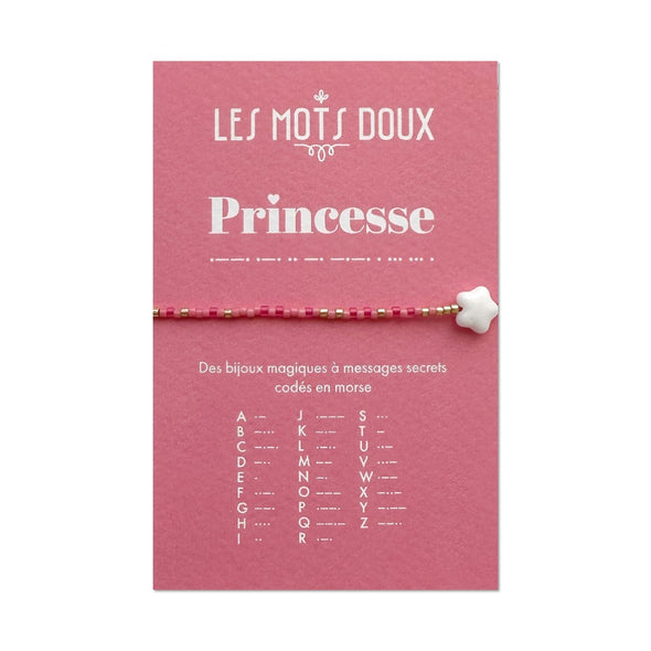 Bracelet enfant code morse "Princesse"