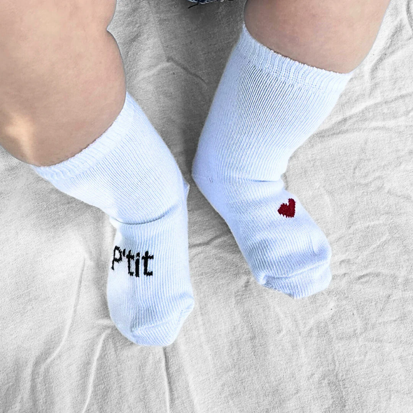 Chaussettes dépareillées P'tit Coeur