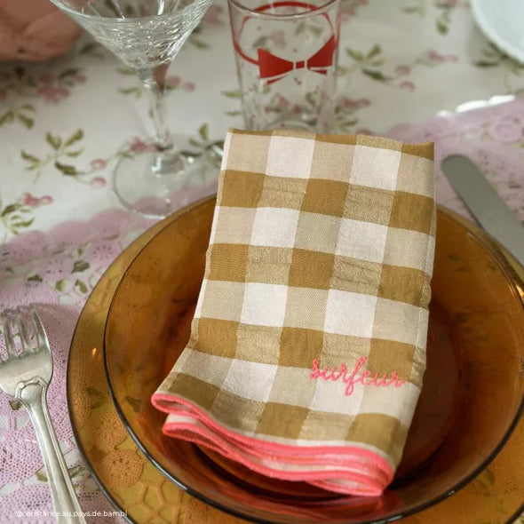 Serviette de table - Surfeur