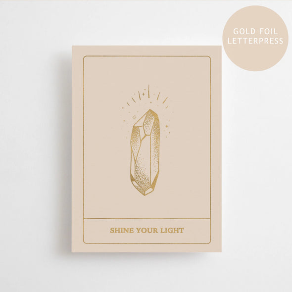 Carte postale Shine your light