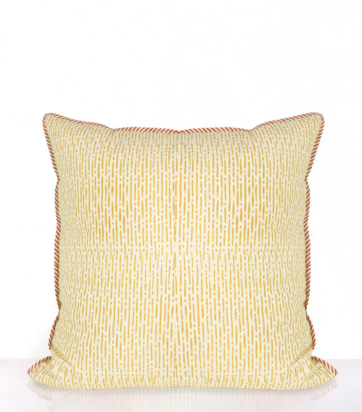 Housse de coussin Rang jaune (40x40)