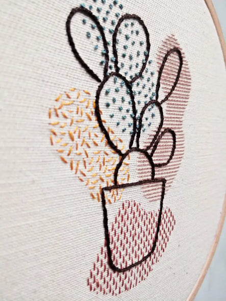 Kit de broderie cactus - DIY