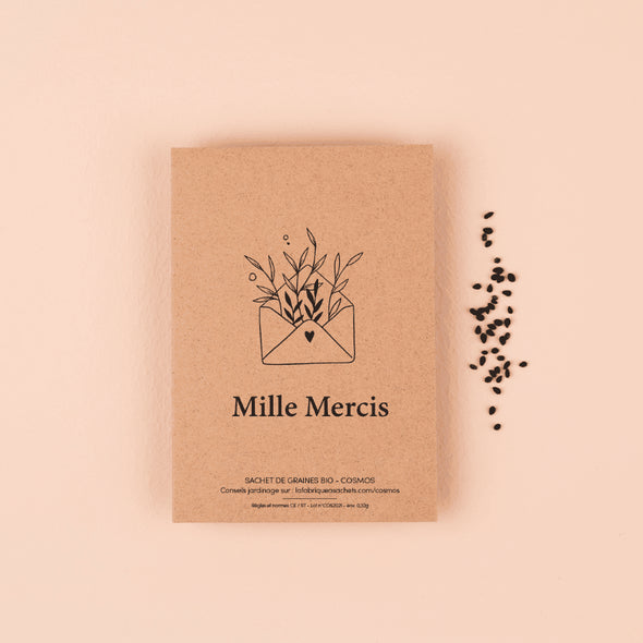 Sachet de graines - Mille mercis