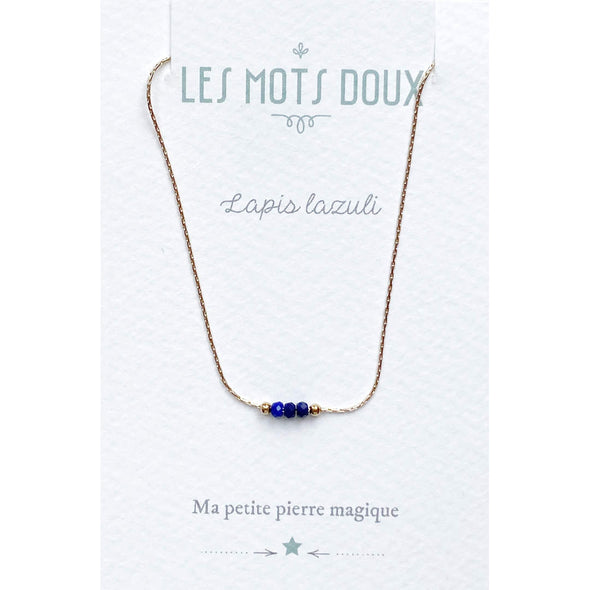 Sautoir "Pierre Magique" Lapis Lazuli